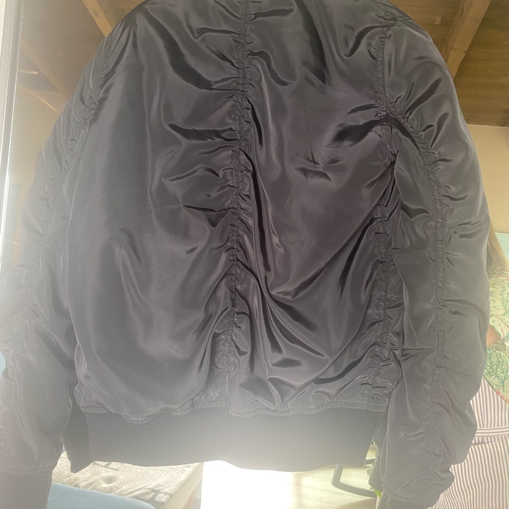 Bomber Jacket, Walter Baker brand, black xs, lightly used. - Picture 4 of 4